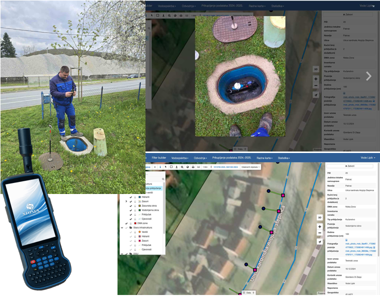 Geodetsko snimanje Stonex S55G RTK/GIS GNSS uređajem